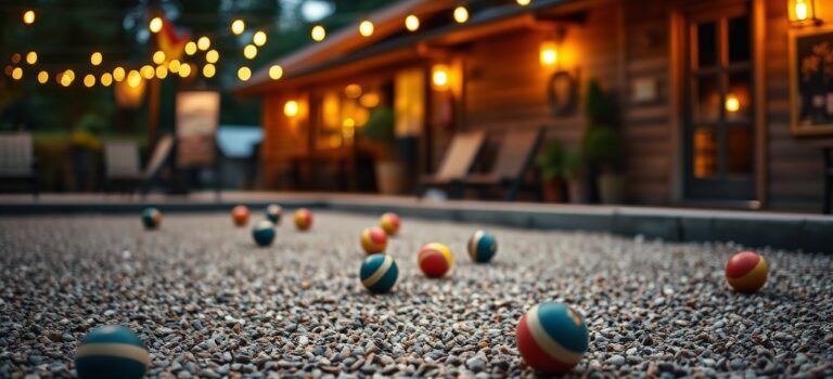 Geniet van een gezellige avond bij de jeu de boules bar